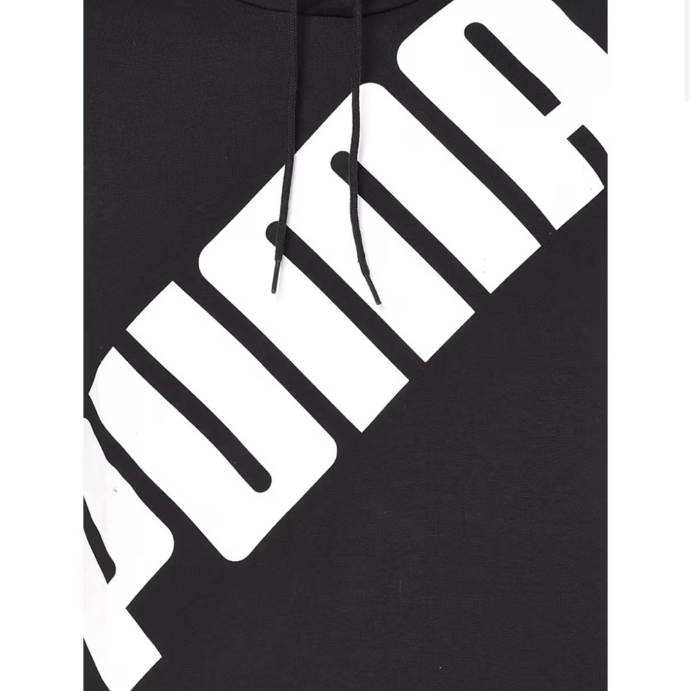 PUMA Big Logo Men's Black Hoodie - Picture 5 of 9